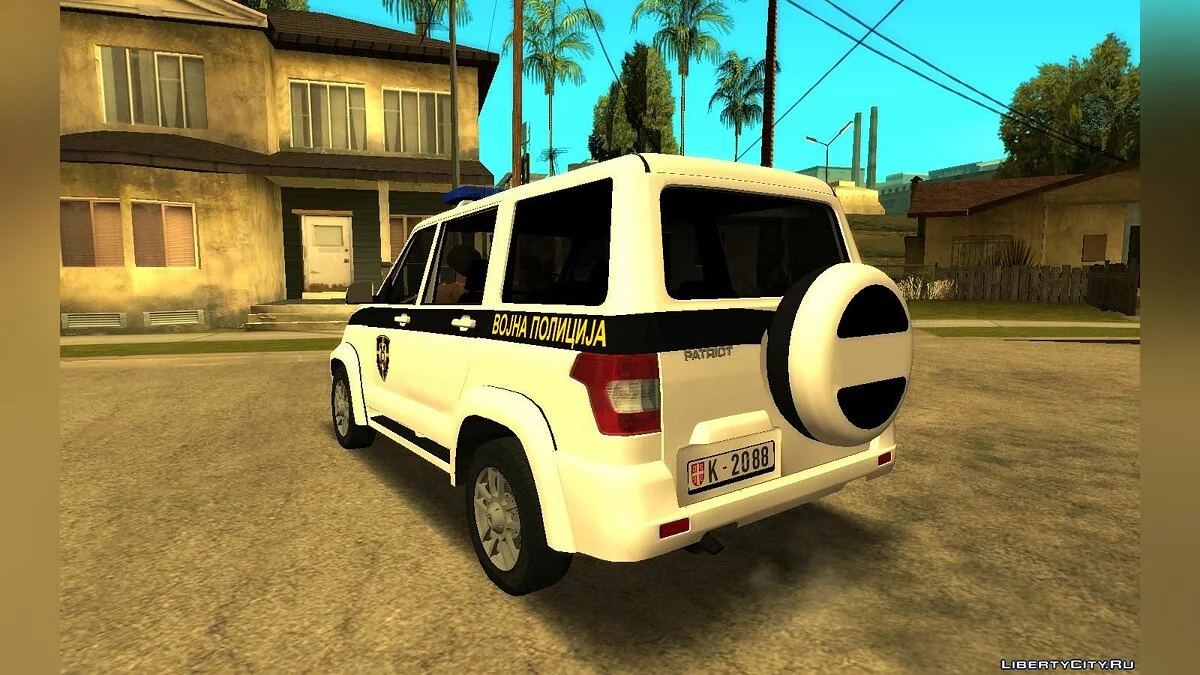 UAZ Patriot Serbian Military Police / GTA San Andreas