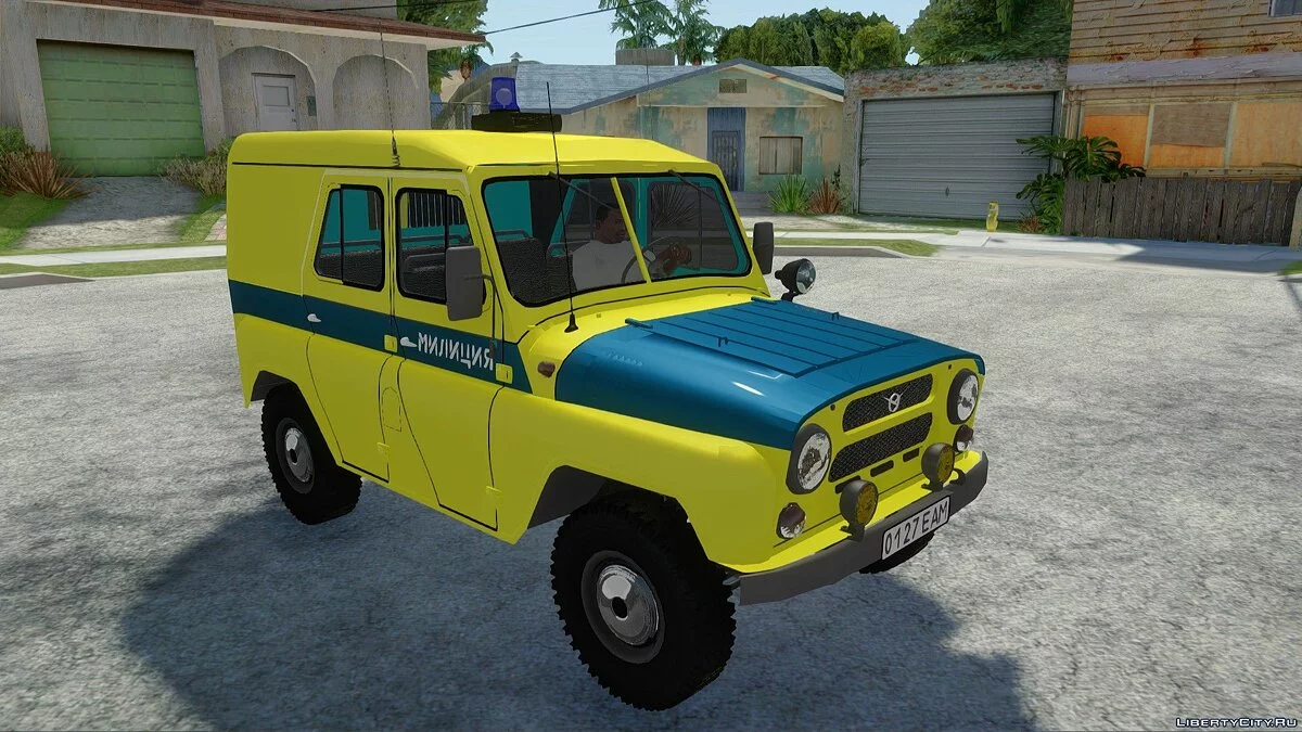 UAZ-469 Soviet Police / GTA San Andreas