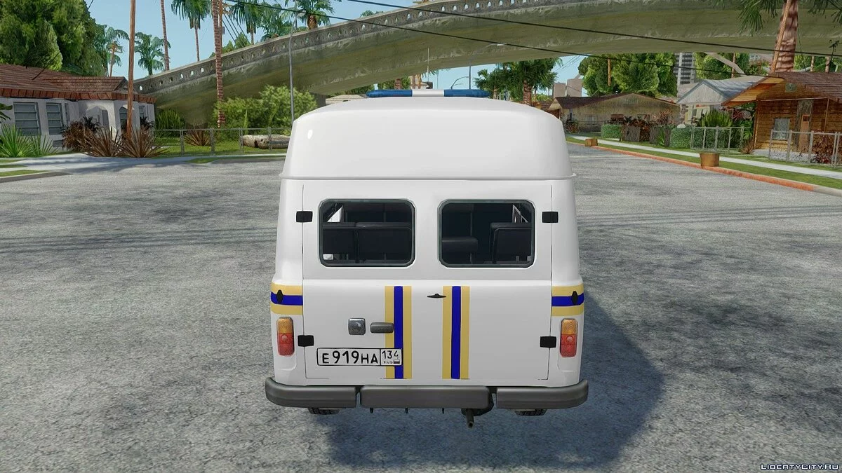UAZ-3909 MCHS avec toit haut / GTA San Andreas