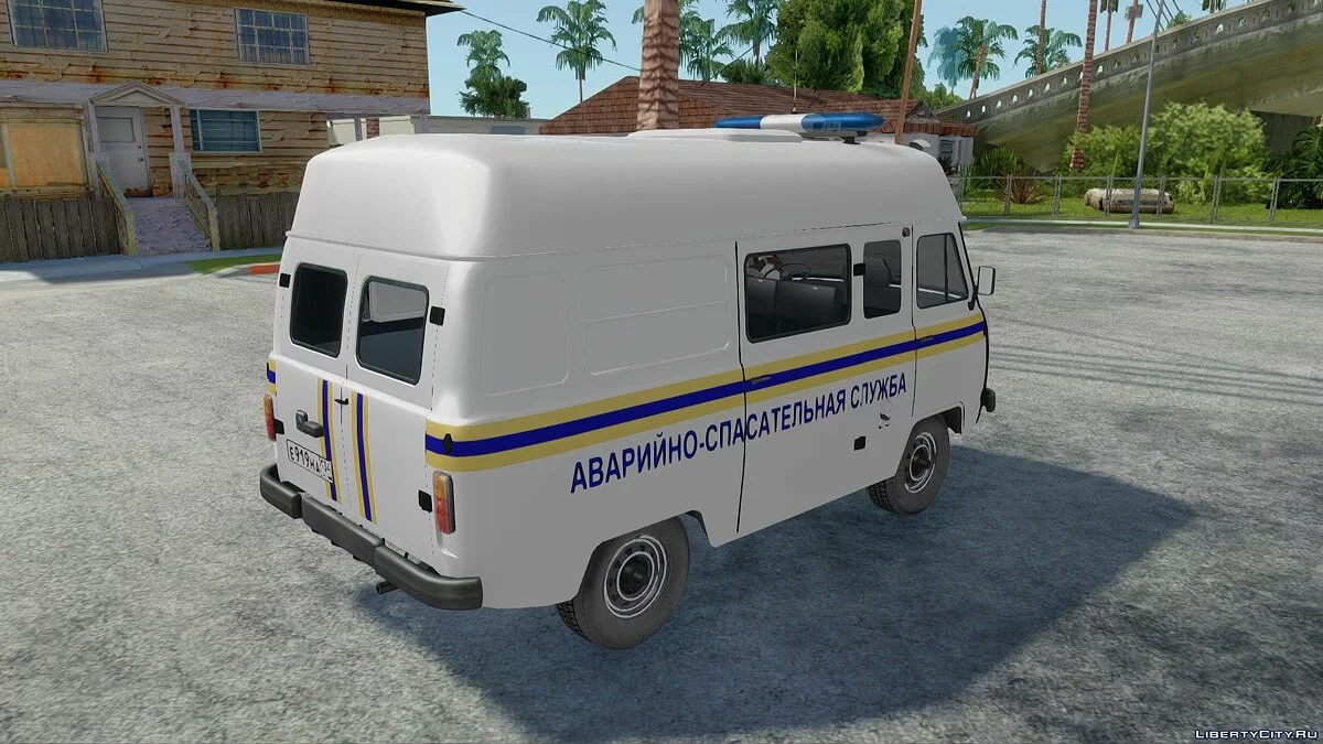 UAZ-3909 MCHS avec toit haut / GTA San Andreas