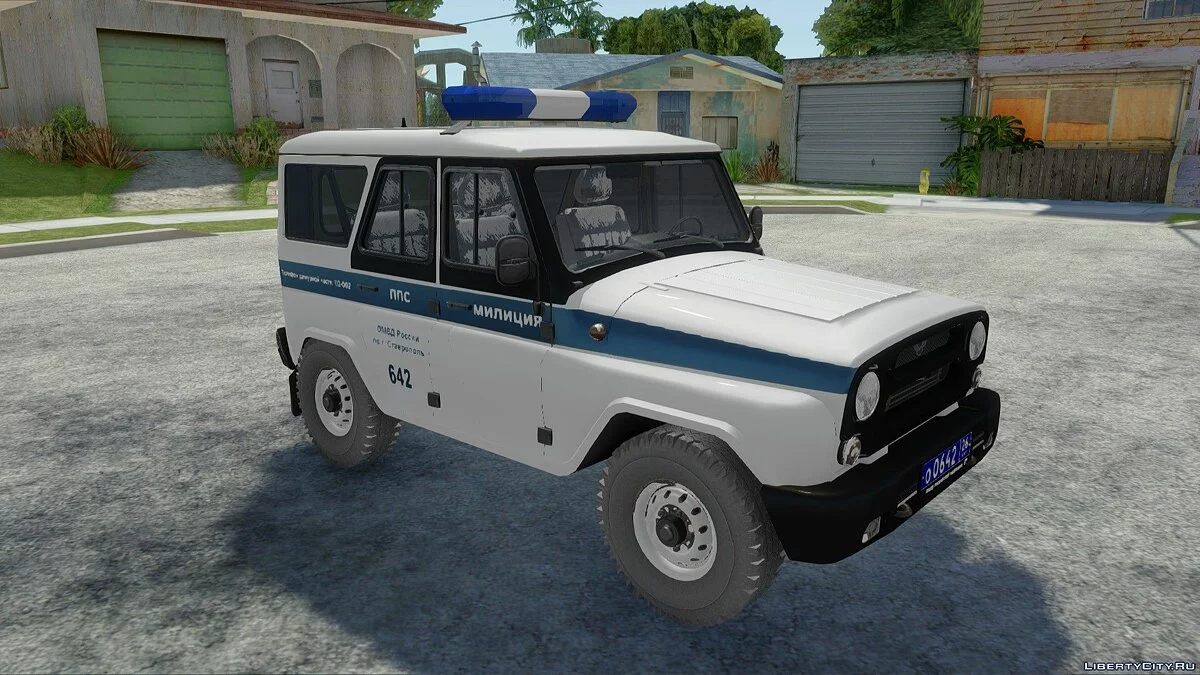 УАЗ Хантер ППС Міліція / GTA San Andreas