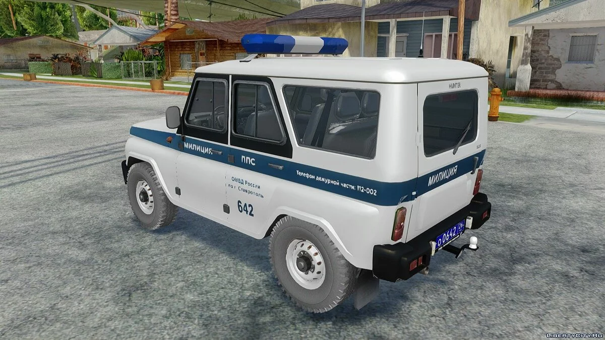 УАЗ Хантер ППС Міліція / GTA San Andreas