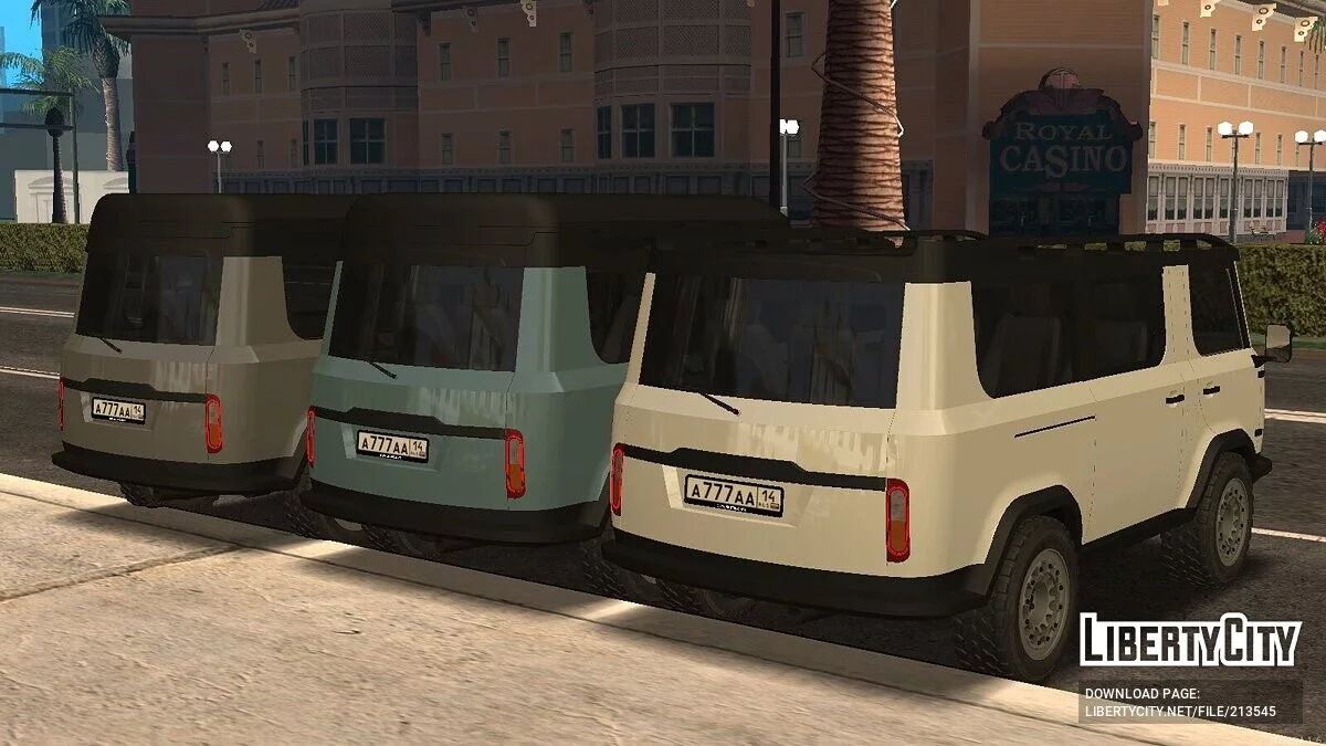 UAZ 453 Bukhanka + CCD / GTA San Andreas