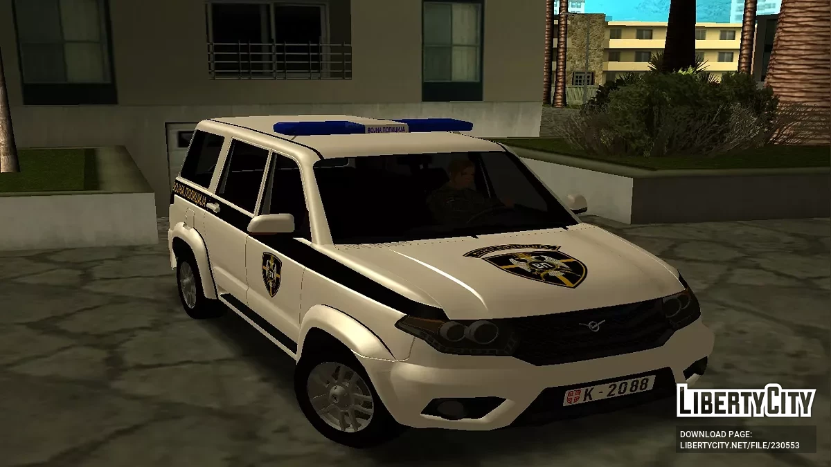 2020 UAZ Patriot Vojna Policija / GTA San Andreas