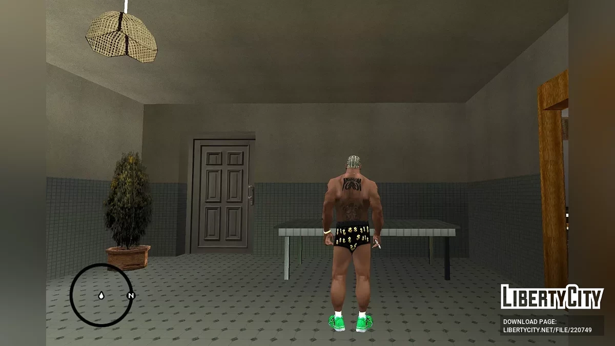 Black Underwear with Dollars / GTA San Andreas