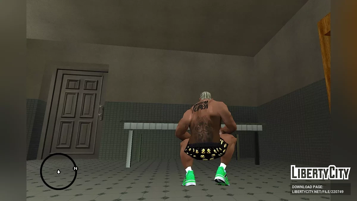 Black Underwear with Dollars / GTA San Andreas