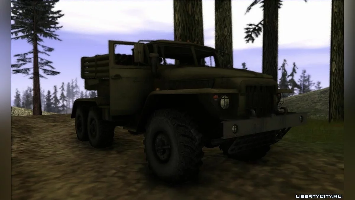 Ural 375 BM-21 / GTA San Andreas