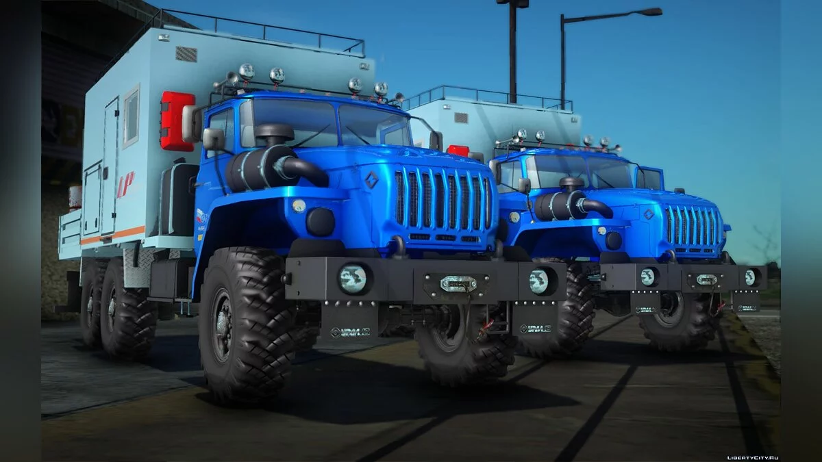 Урал 44202-0311-60Е5 Мобільна майстерня / GTA San Andreas