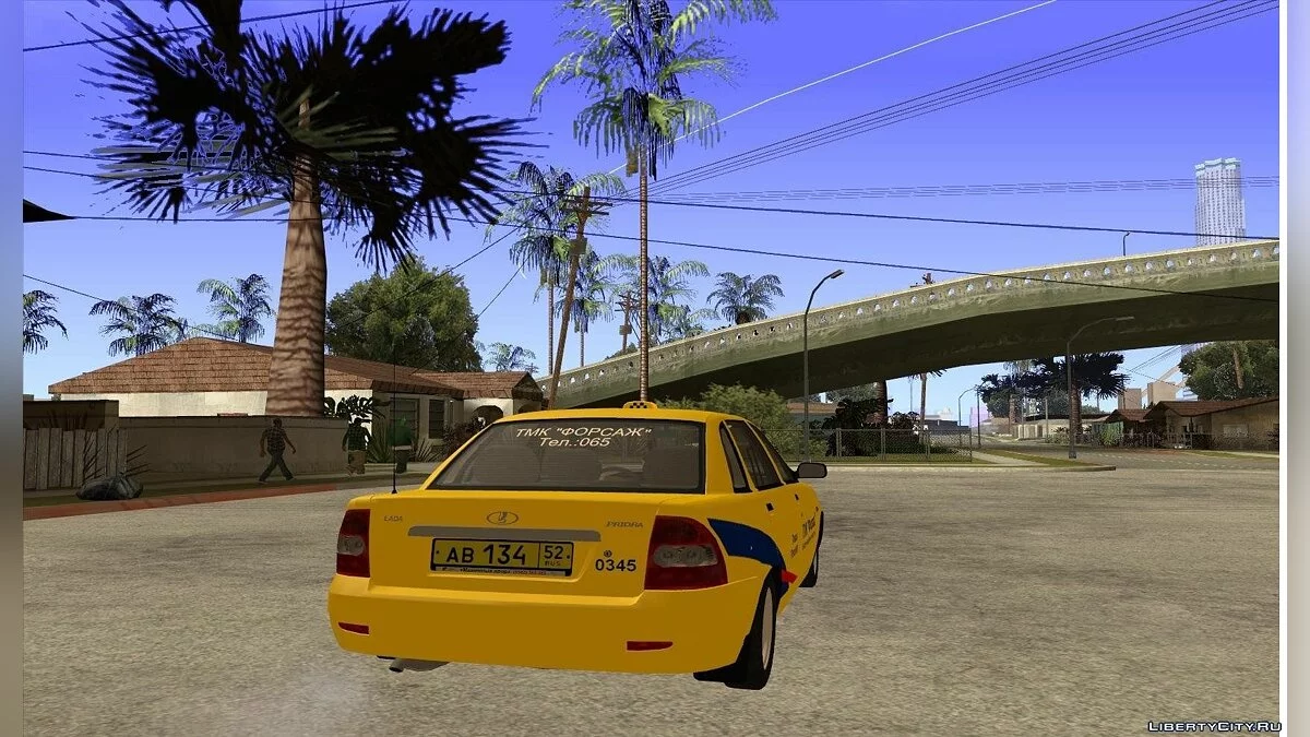 ВАЗ 2170 Приора Такси ТМК Форсаж / GTA San Andreas