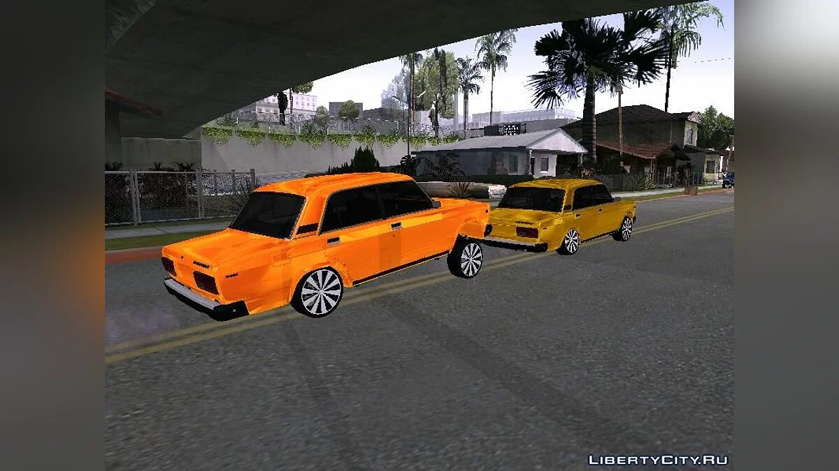 Vaz 2107 Azelow Metal Dorado / GTA San Andreas