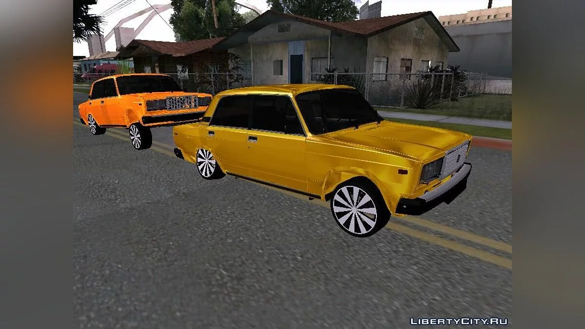 Vaz 2107 Azelow Metal Dorado / GTA San Andreas