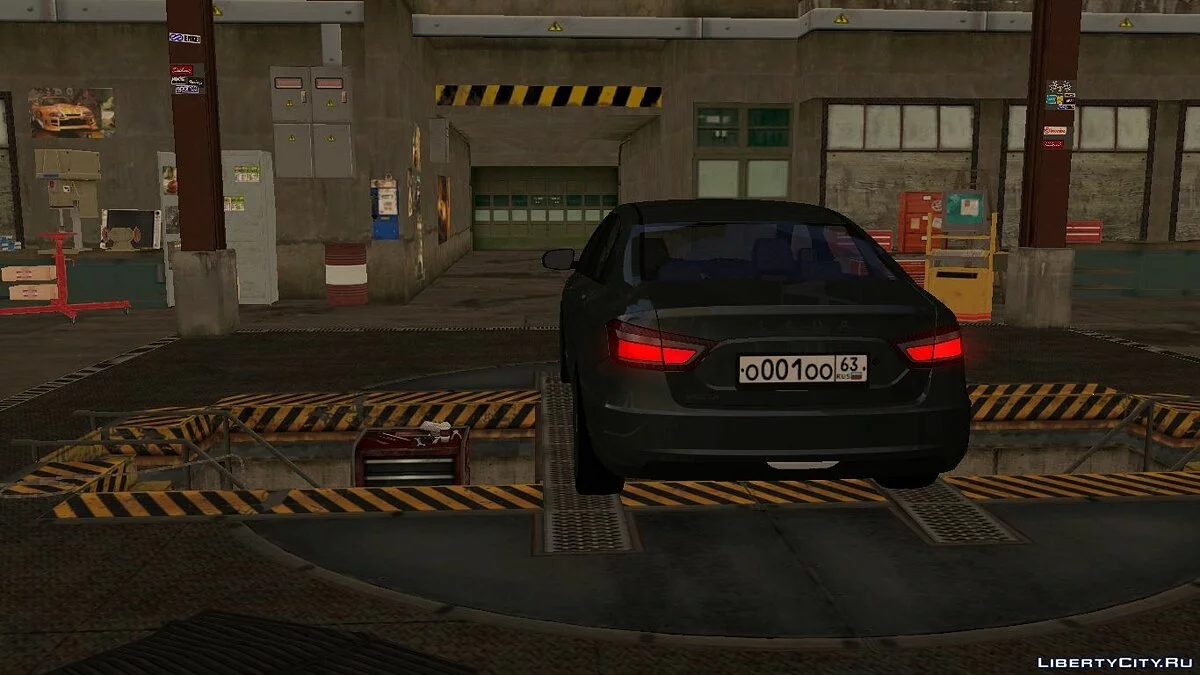 Lada Vesta avec tuning / GTA San Andreas