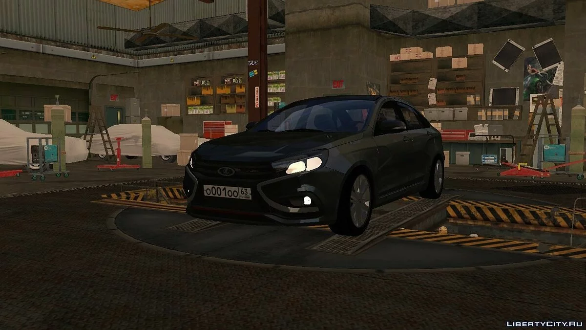 Lada Vesta avec tuning / GTA San Andreas
