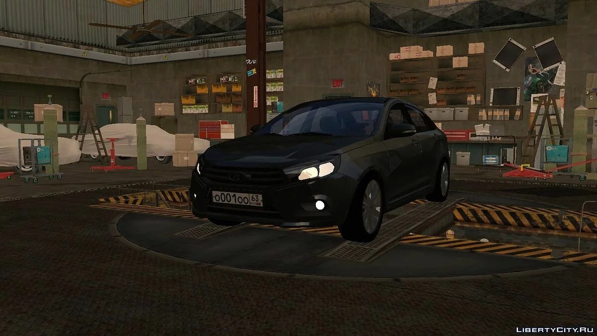 Lada Vesta avec tuning / GTA San Andreas
