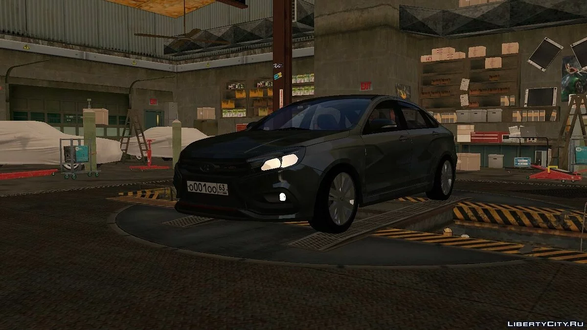 Lada Vesta avec tuning / GTA San Andreas