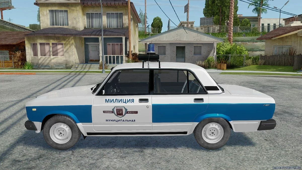 VAZ-2107 شرطة بلدية / جي تي إيه سان أندرياس