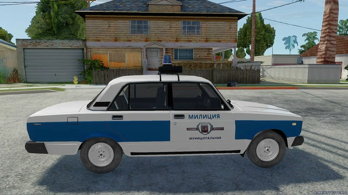 VAZ-2107 شرطة بلدية / جي تي إيه سان أندرياس