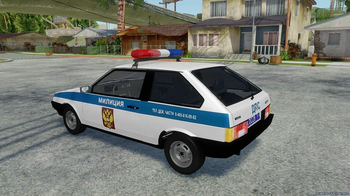 VAZ-2108 Dinas Polisi / GTA San Andreas