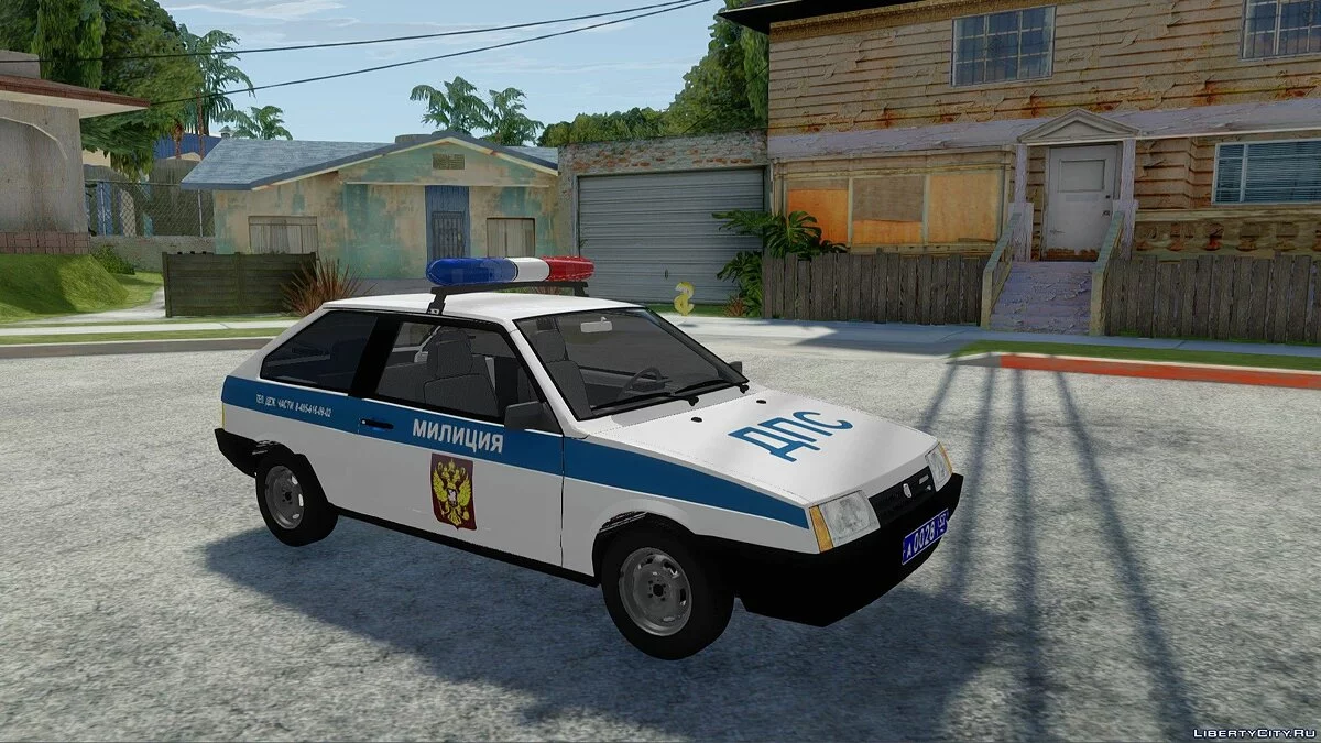 VAZ-2108 Dinas Polisi / GTA San Andreas