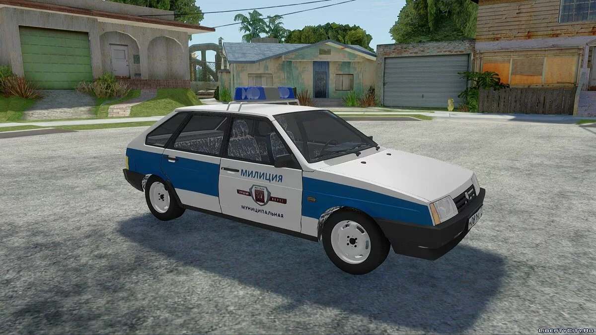 VAZ-2109 Municipal Police / GTA San Andreas