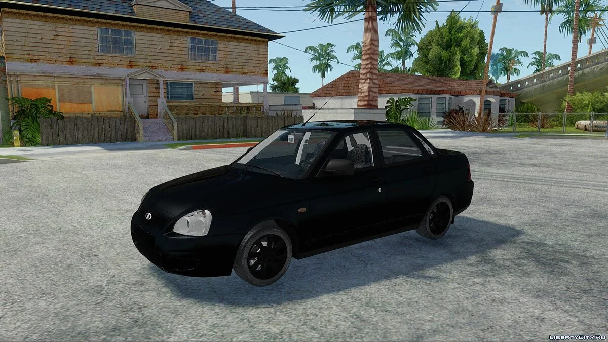 Lada Priora Чорна Версія 2018 / GTA San Andreas