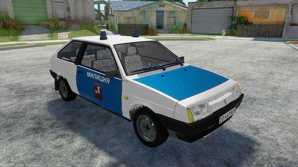 ВАЗ-2108 "Спутник" Милиция / GTA San Andreas