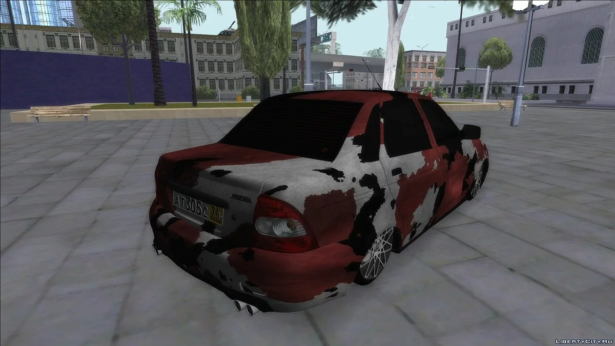 Lada Priora Camuflagem / GTA San Andreas