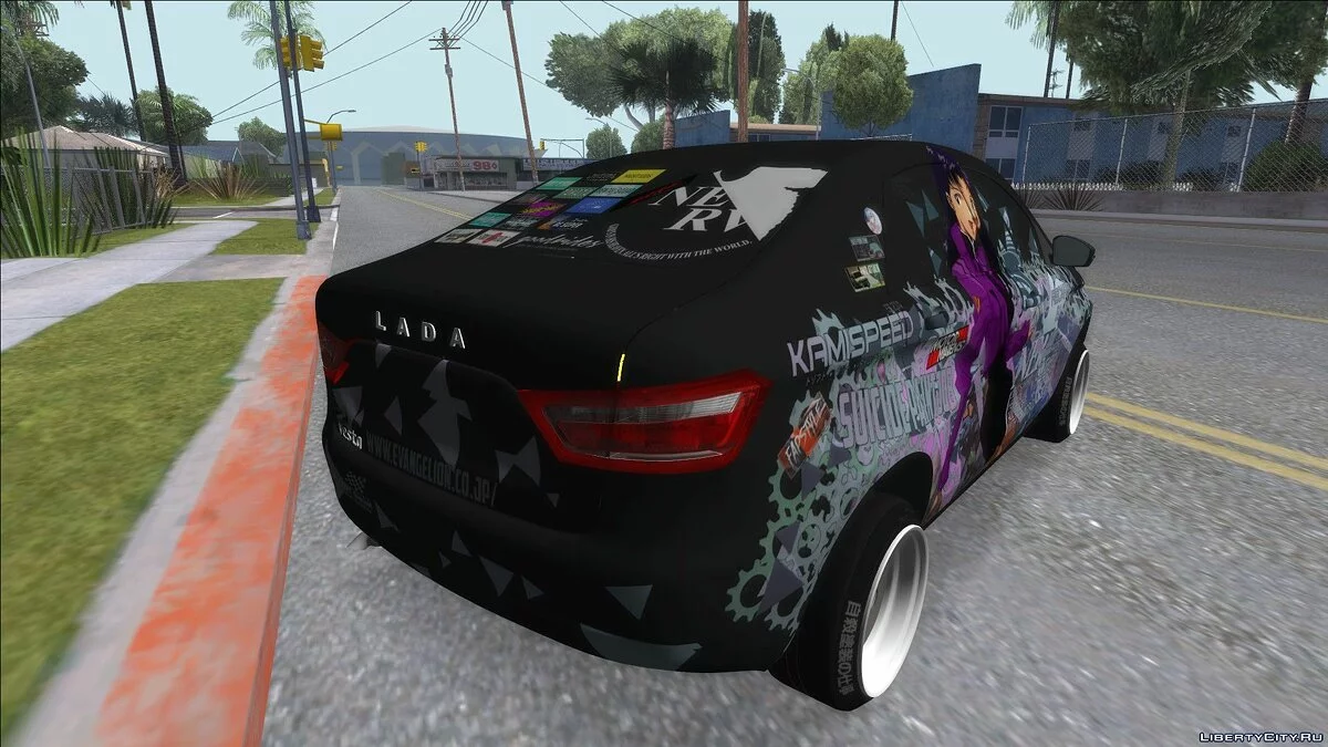 Проект ITASHA NERV MISATO Lada Vesta / GTA San Andreas