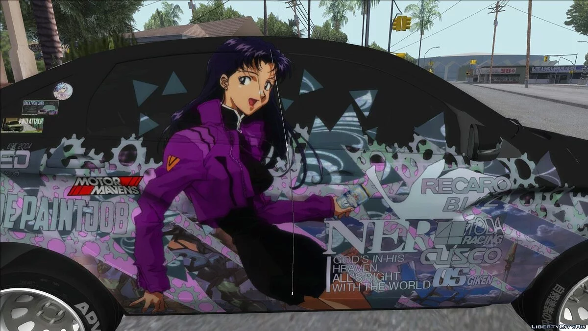 Проект ITASHA NERV MISATO Lada Vesta / GTA San Andreas