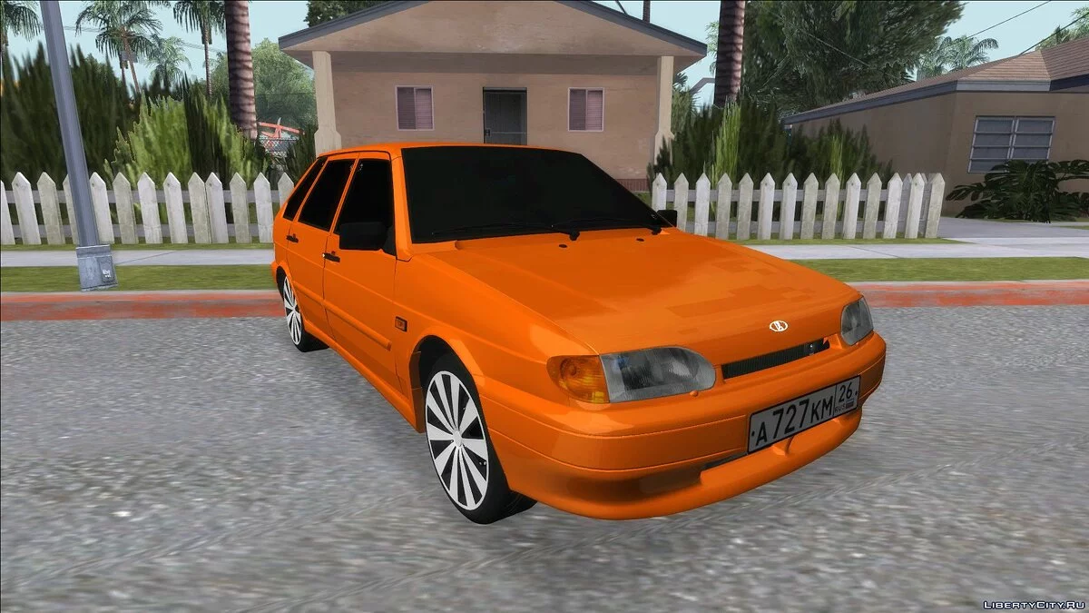 ВАЗ 2114 Яскравий Помаранчевий / GTA San Andreas