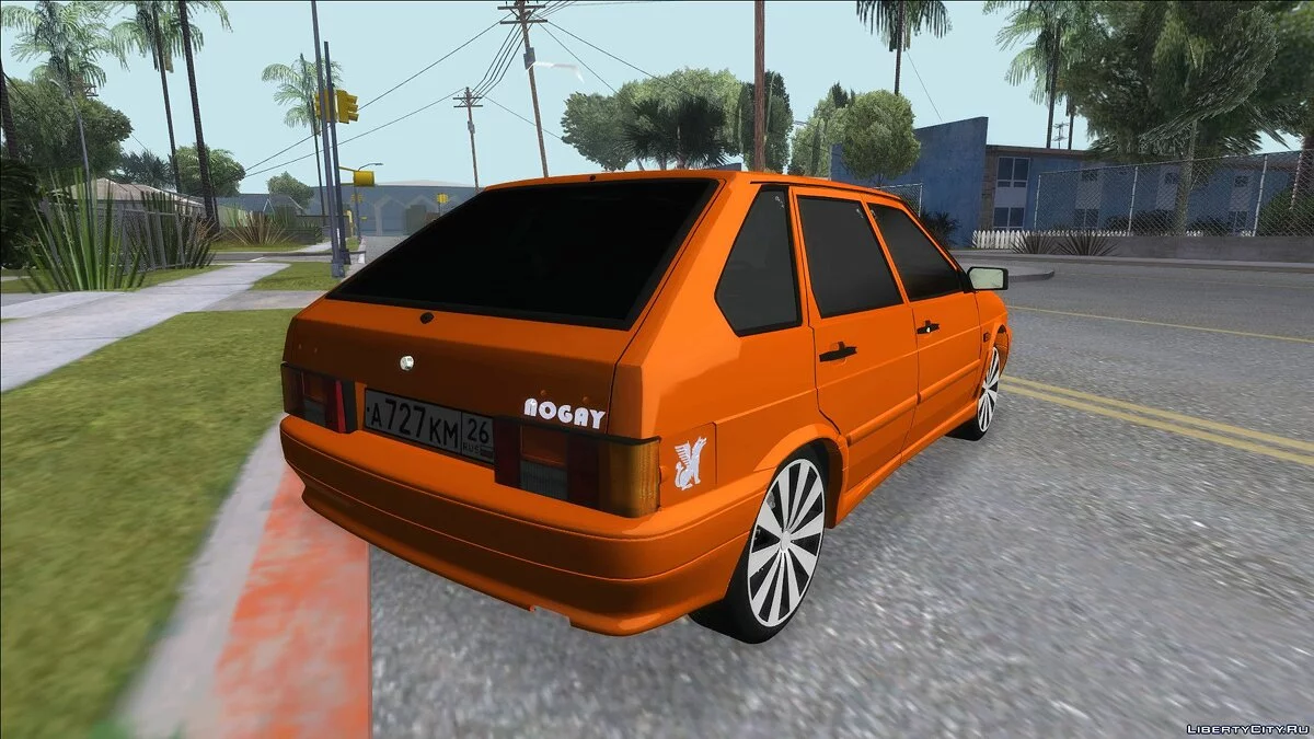 ВАЗ 2114 Яскравий Помаранчевий / GTA San Andreas