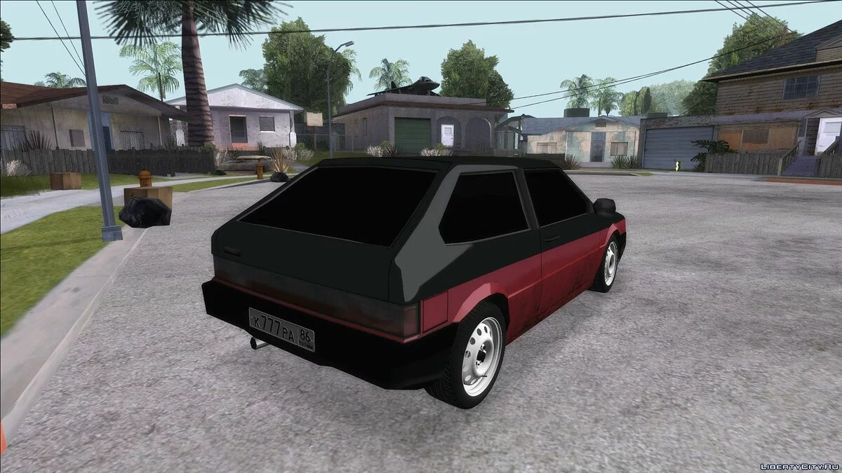 Plat Rus VAZ 2108 / GTA San Andreas
