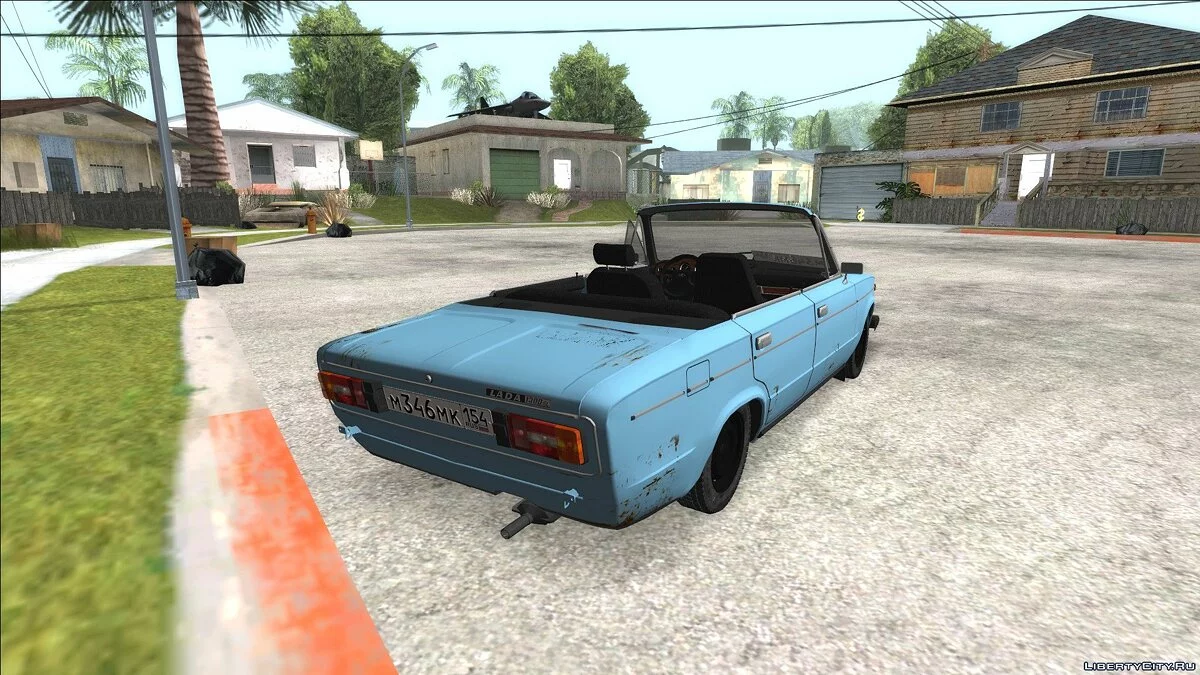 ВАЗ 21063 Старий іржавий кабріолет / GTA San Andreas
