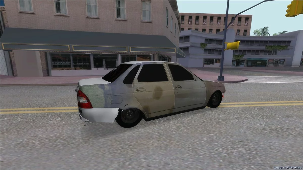 Lada Priora Golpeado / GTA San Andreas