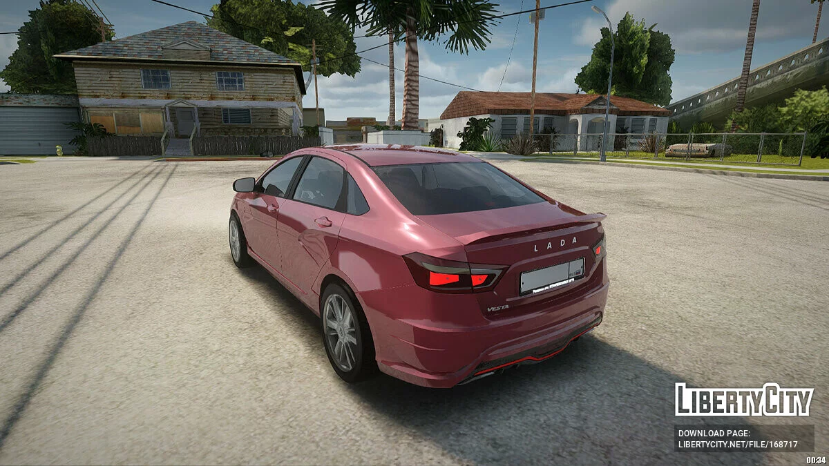 Lada Vesta + CCD / GTA San Andreas