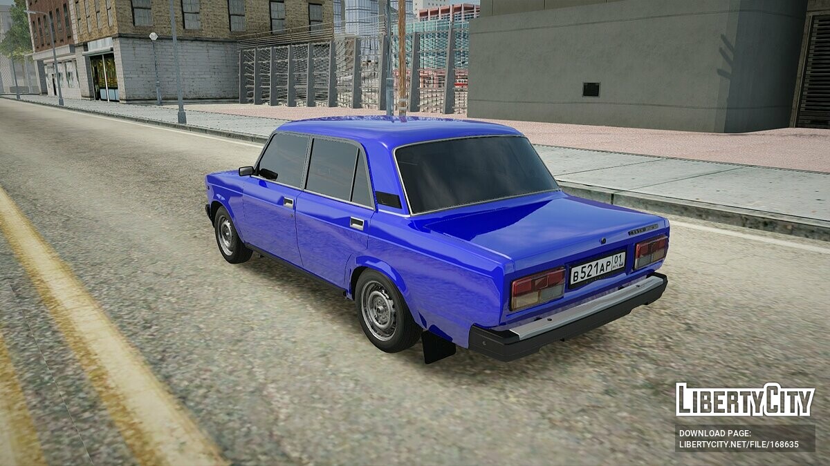 ВАЗ 2107 зеленая GTA