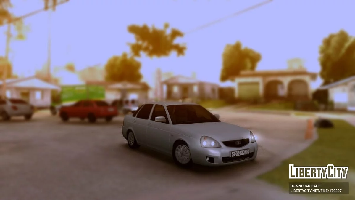 Lada Priora Рестайлинг / GTA San Andreas
