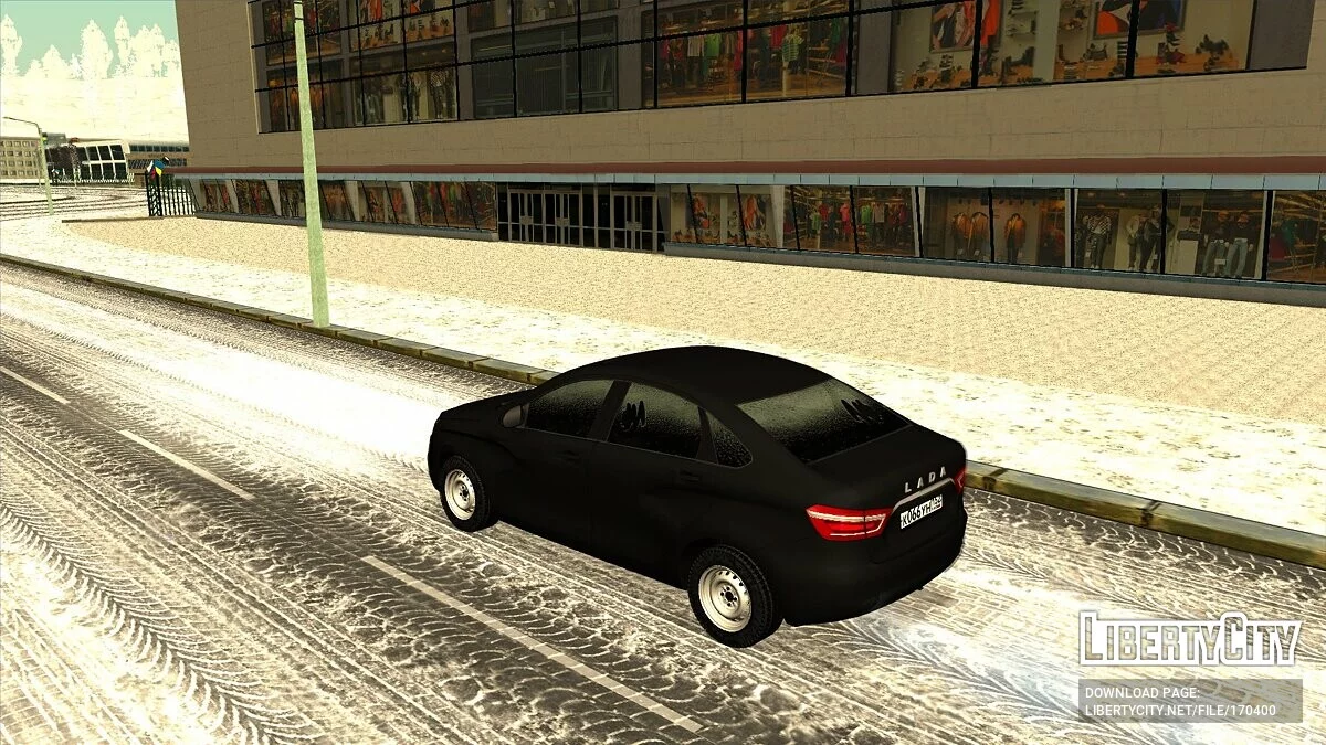 Lada Vesta version hiver / GTA San Andreas