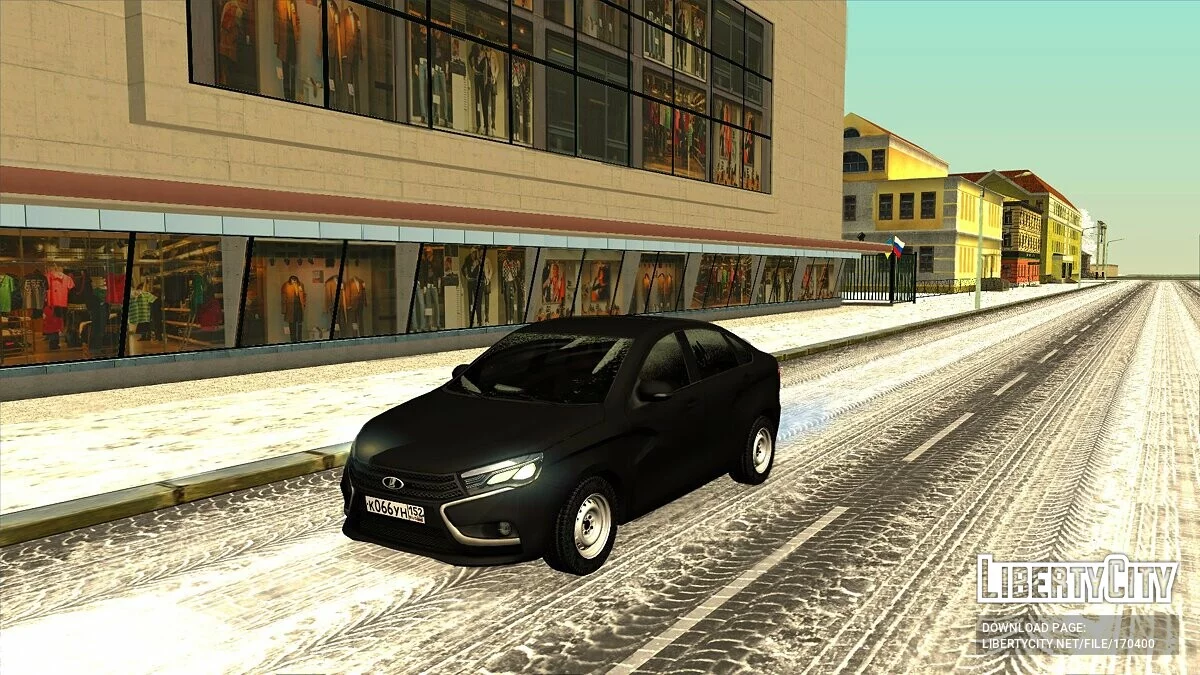 Lada Vesta version hiver / GTA San Andreas