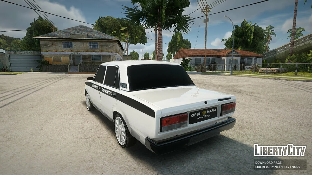 VAZ 2107 Control de búnker / GTA San Andreas
