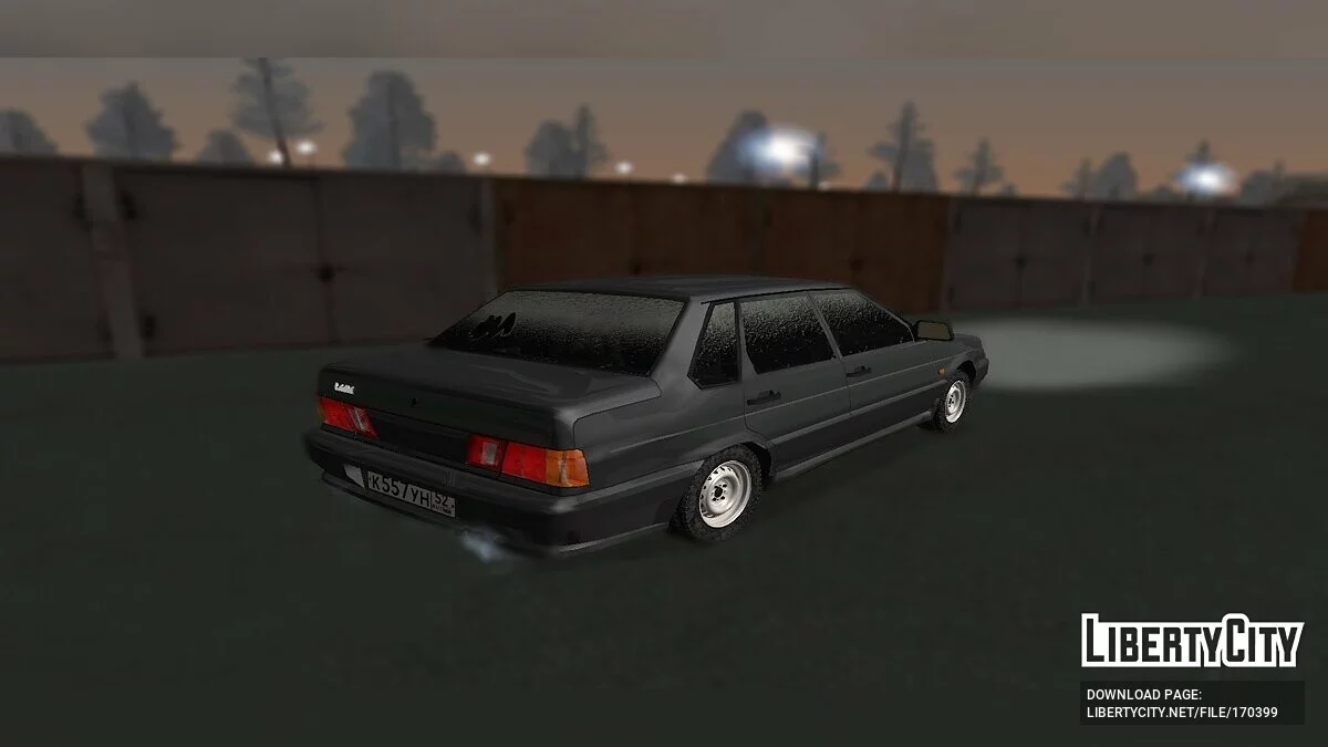 VAZ 2115 Versão de Inverno / GTA San Andreas