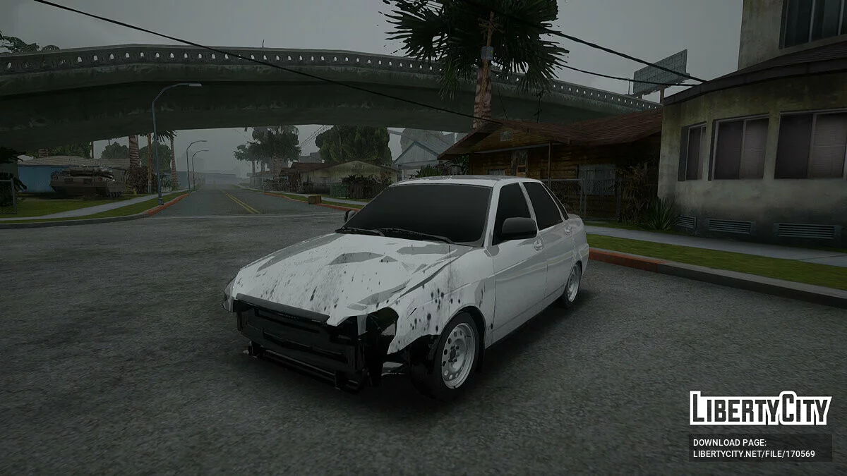 ВАЗ 2170 Побитий / GTA San Andreas