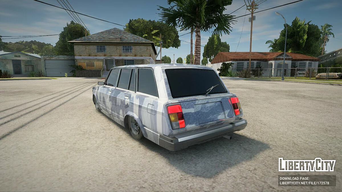 ВАЗ 2104 в камуфляже / GTA San Andreas