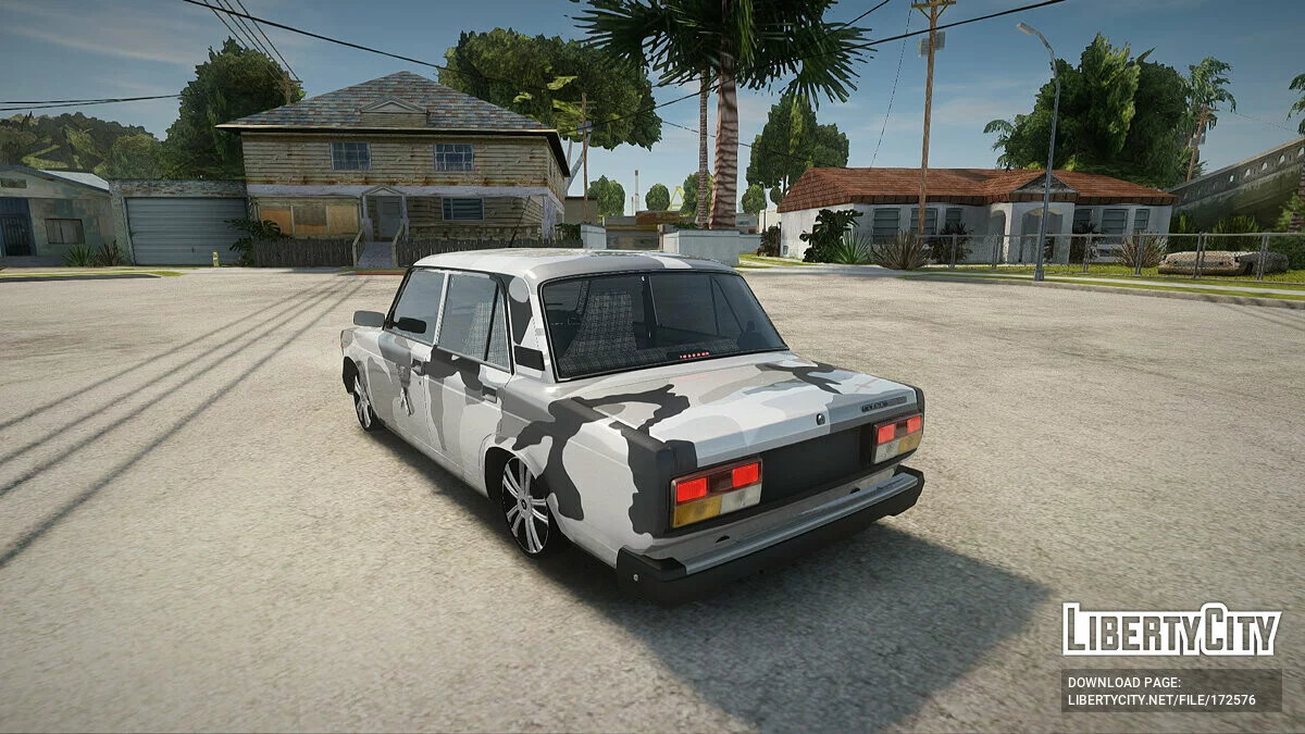 ВАЗ 2107 в камуфляже / GTA San Andreas