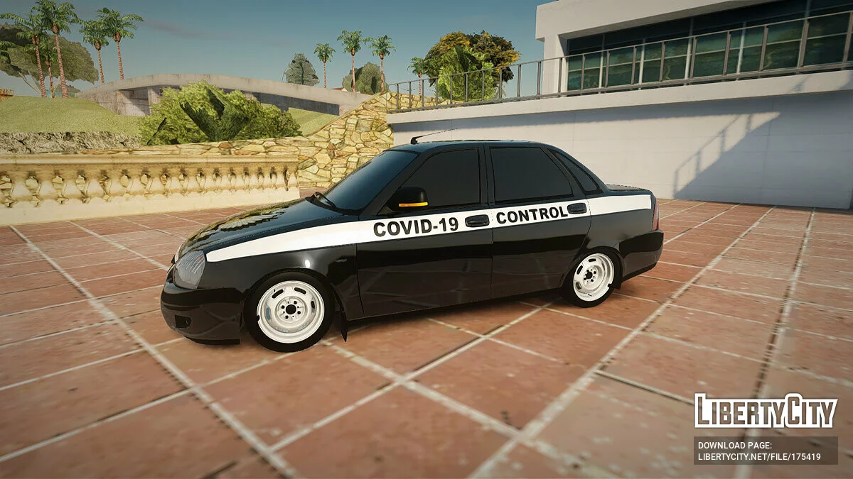 VAZ 2170 Controle COVID-19 / GTA San Andreas
