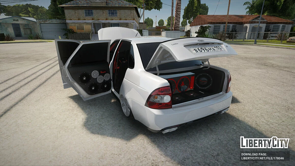 Lada Priora Autozvuk v.2 / GTA San Andreas