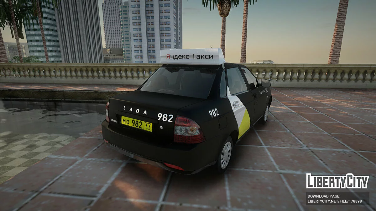 Lada Priora Yandex.Taxi / GTA San Andreas