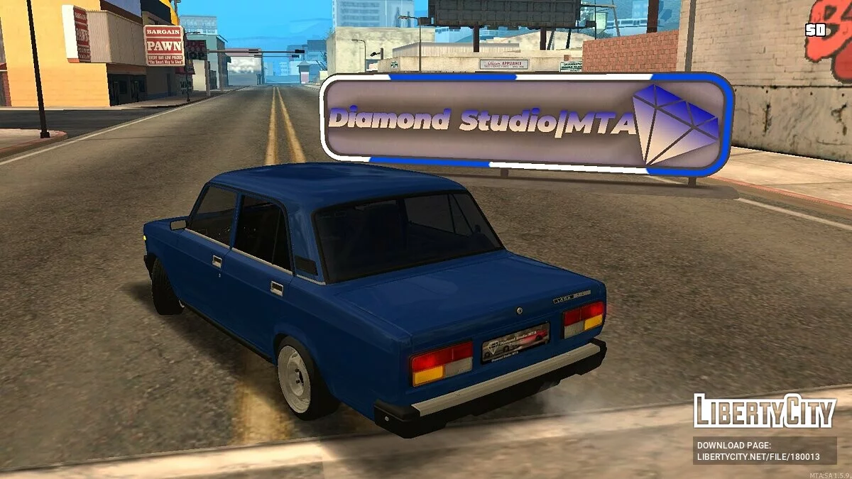 ВАЗ 2107 + CCD / GTA San Andreas