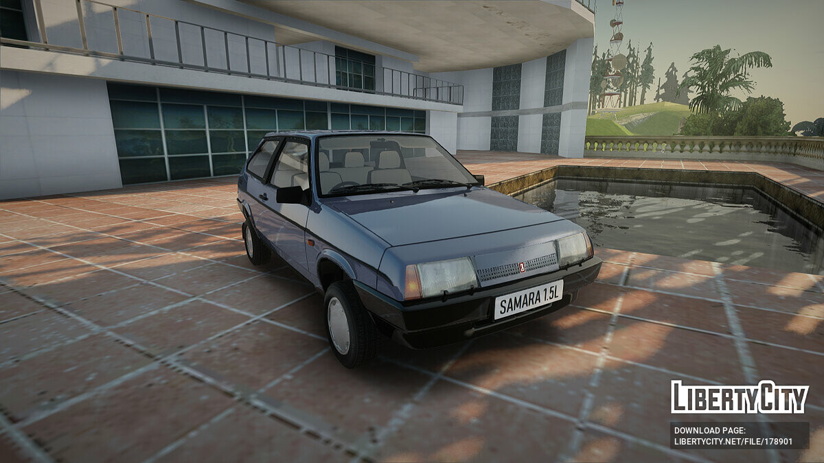 3D model Vaz 2108 Car VR / AR / low-poly