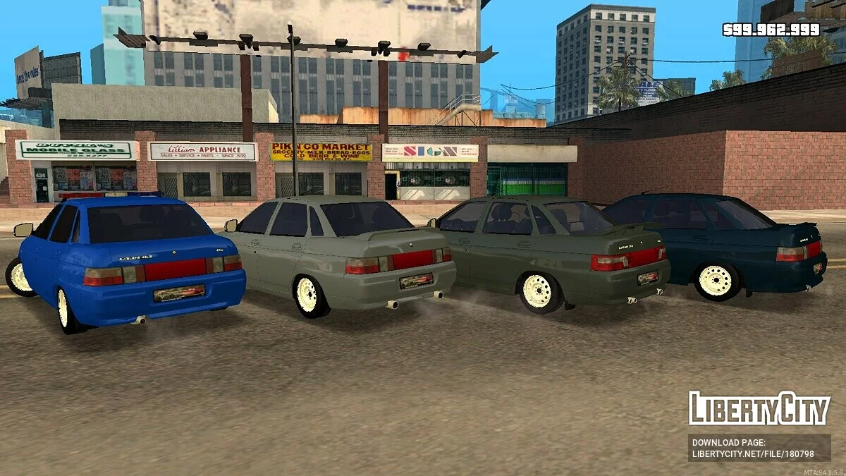 ВАЗ 2110 + CCD / GTA San Andreas